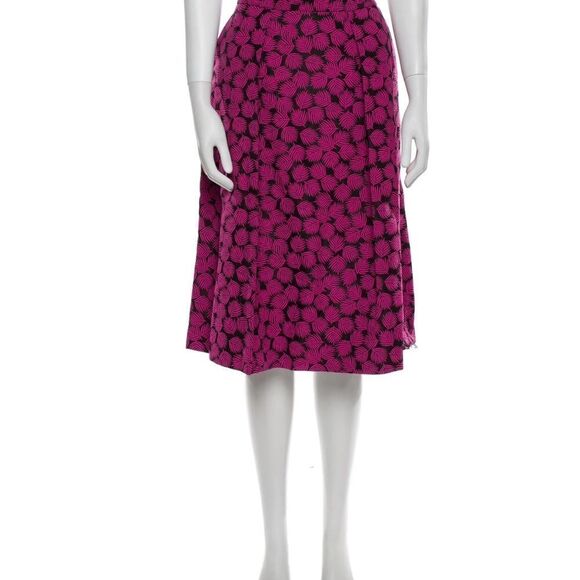 Michael Kors SZ 10 Printed Knee-Length Skirt - Picture 1 of 5
